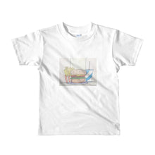Load image into Gallery viewer, American Apparel 2105W Kids Fine Jersey Short Sleeve T-Shirt (White / 6yrs)
