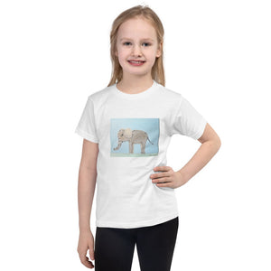 Animal Collage T-shirts 2105W Kids Fine Jersey Short Sleeve T-Shirt (White / 6yrs)