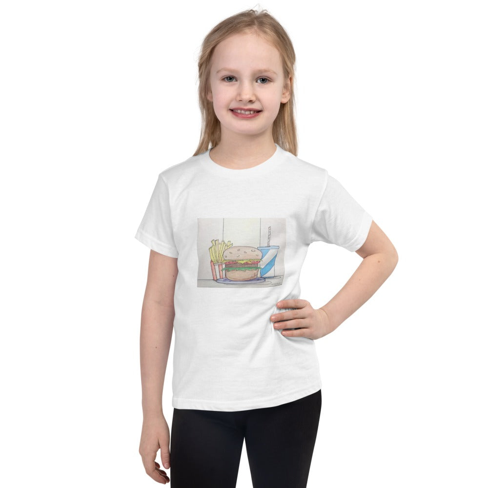 American Apparel 2105W Kids Fine Jersey Short Sleeve T-Shirt (White / 6yrs)